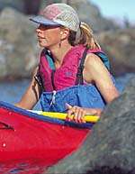 Kirsten - assistant guide on Baja kayaking adventures